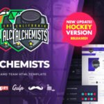 Alchemists - Sports & Gaming Club and News HTML Template