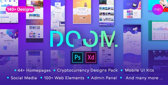 Doom - Massive All in One PSD & XD Pack Doom - Massive All in One PSD & XD Pack - Image 1