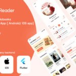 Ebooks reader and Audiobooks listen App template | Flutter (Android, iOS) app template
