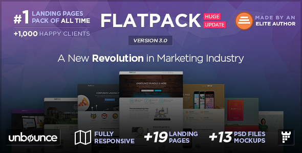 FLATPACK - Multipurpose Unbounce Pack FLATPACK - Multipurpose Unbounce Pack - Image 1