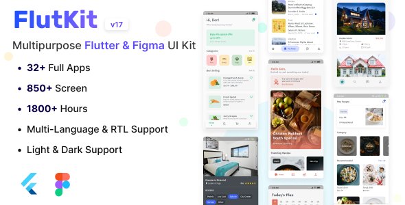 FlutKit - Flutter & Figma UI Kit FlutKit - Flutter & Figma UI Kit - Image 1
