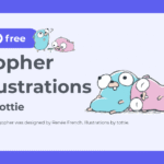 GopherIllustrations — This is an illustration of Gopher, the mascot of the Go programming language.