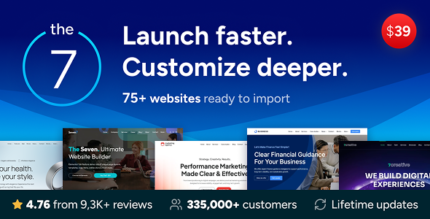The7 — Ultimate WordPress & WooCommerce Theme