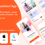 Workout for Women : Fit at Home - Loose weight Fitness App | Flutter | Android + Ios template