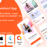Workout for Women: Fit at Home - Loose weight Fitness with admin panel | Flutter 3.x | Android + ios