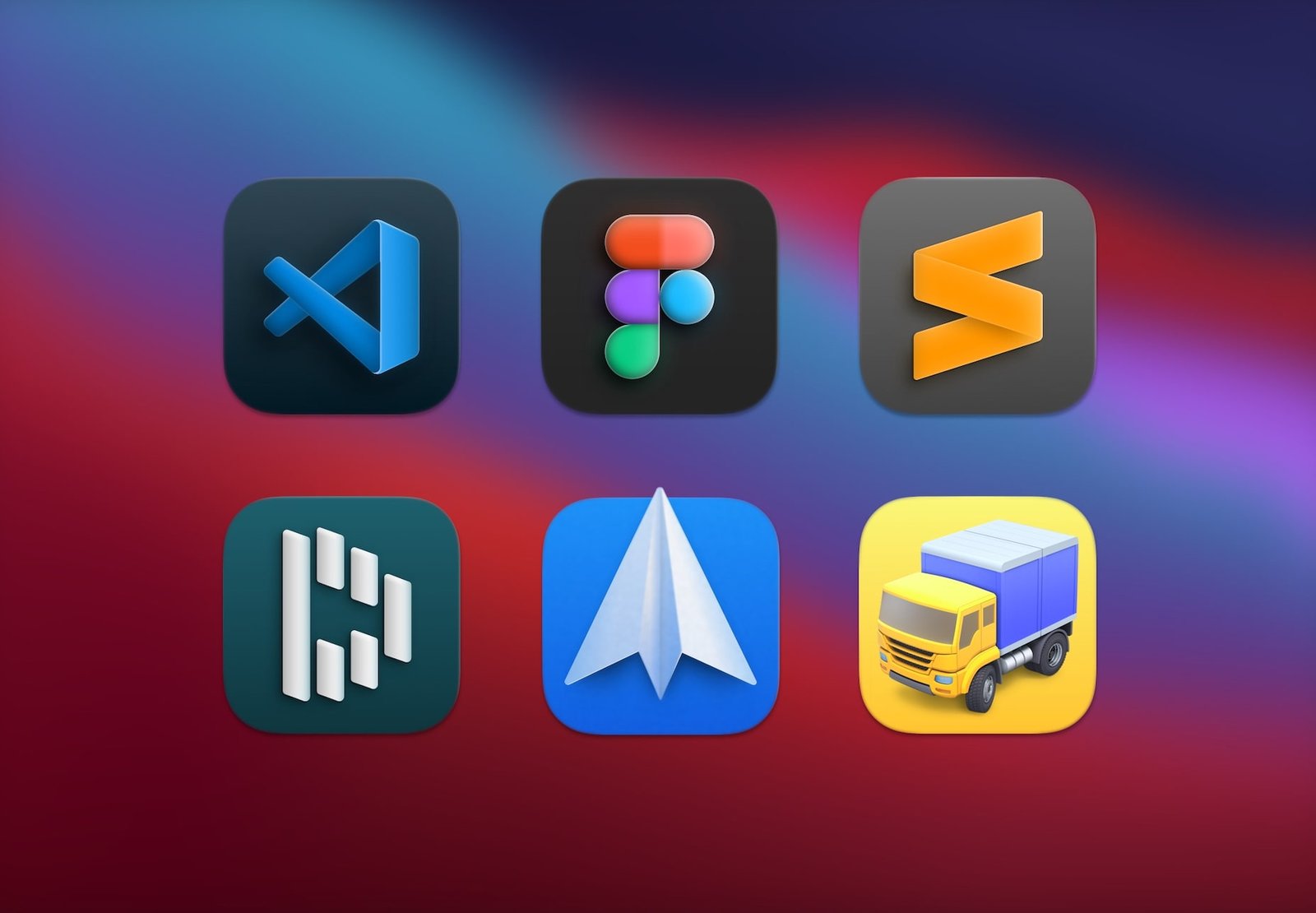 macOS_Big_Sur_icons_replacements — Replacement icons for popular apps in the style of macOS Big Sur macOS_Big_Sur_icons_replacements — Replacement icons for popular apps in the style of macOS Big Sur - Image 1